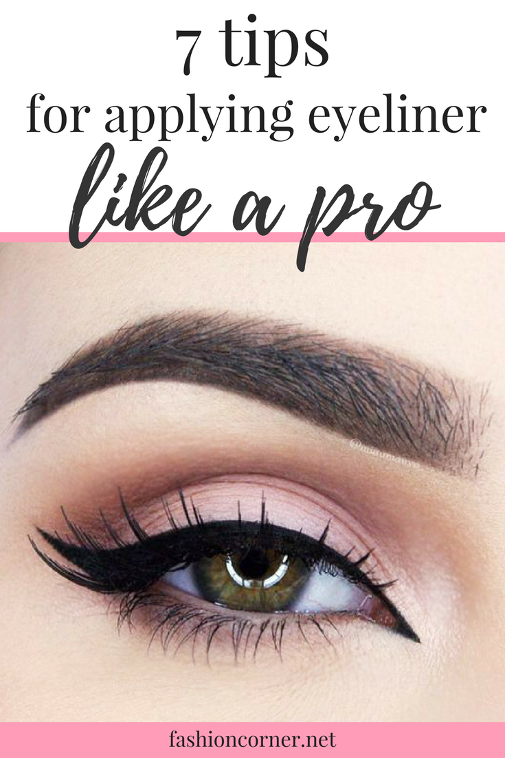 7 tips for applying eyeliner like a pro