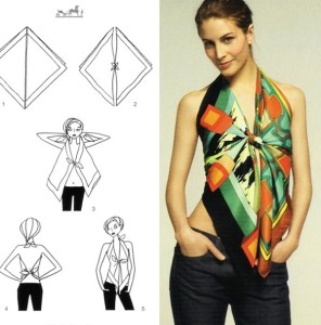 18 impressive ways to style a scarf as a top, skirt or dress – Fashion ...