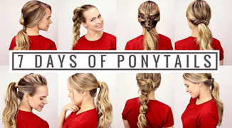 7 different ways to rock a ponytail
