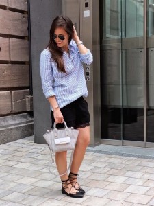 How to Wear Lace-Up Ballet Flats