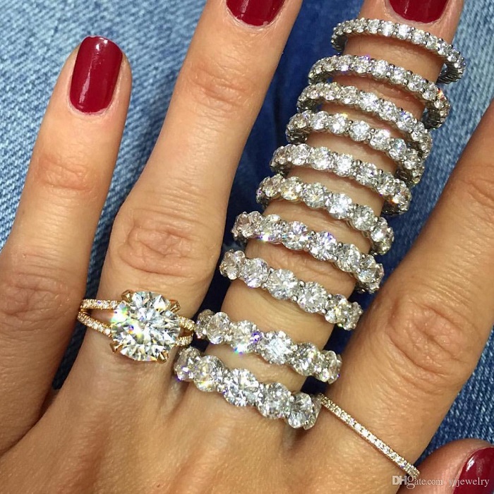 Non-Traditional Ways to Wear an Eternity Diamond Band