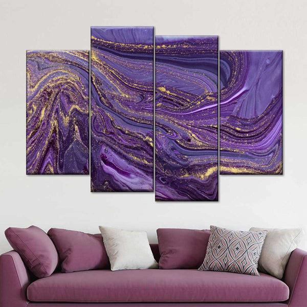10 DIY Wall Decor Tips and Ideas How to Style Your Living Room Wall with Purple